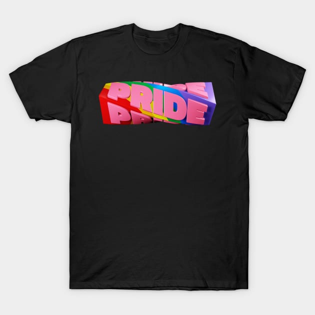 Pride Rainbow Flag Abstract T-Shirt by McNutt